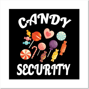 Candy Security Halloween Costume Party Posters and Art